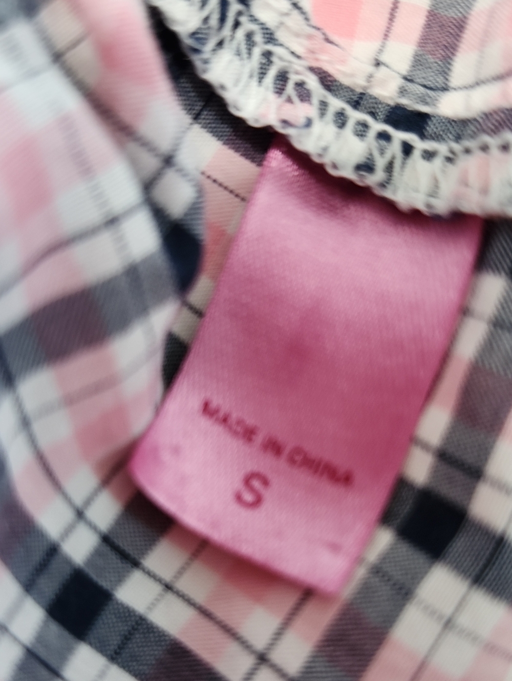 Vintage Victoria's Secret Pink Boxer Short Plaid Ruffle Size Small - Picture 8 of 10